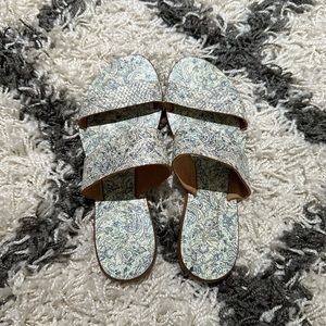 Joie a là Plage Blue Paisley Sable Sandal